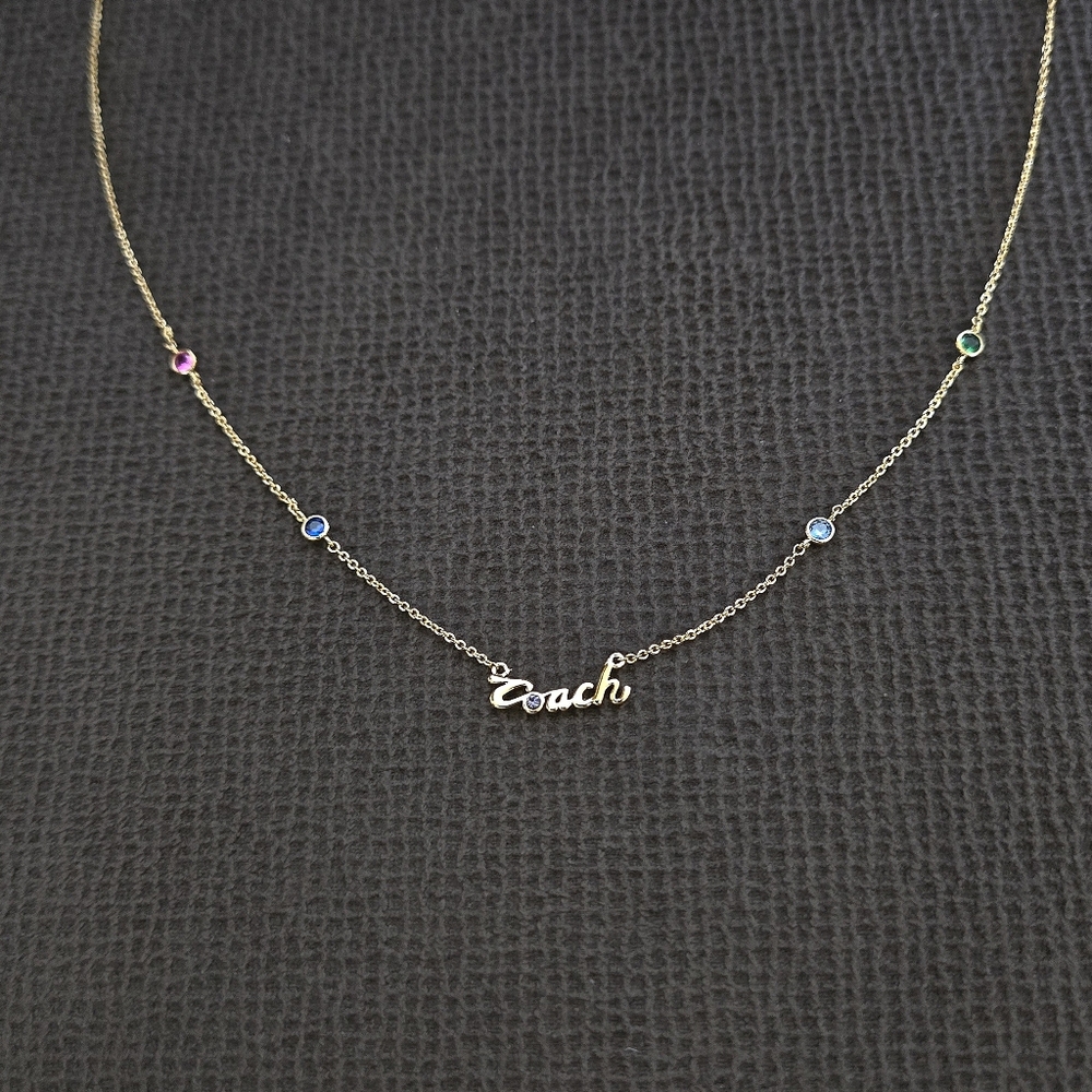 Coach Stationary Script🖋 "Coach" Necklace - Picture 6 of 15